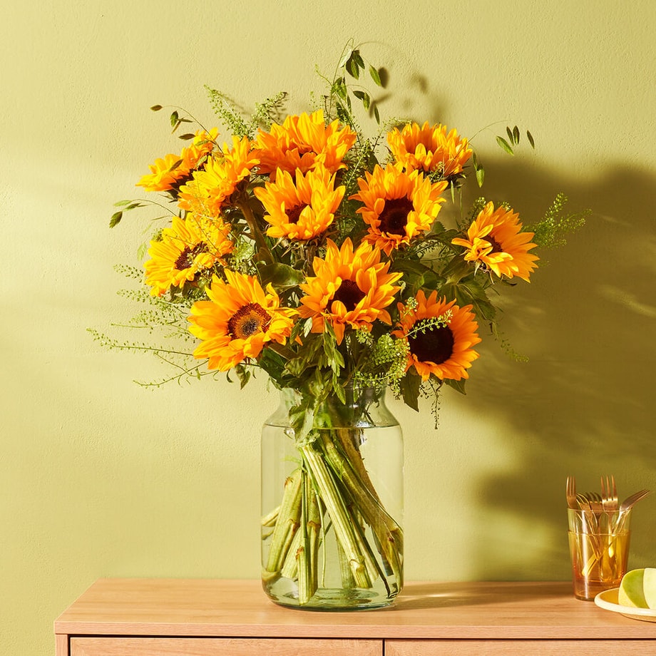 Zonnebloemen boeket