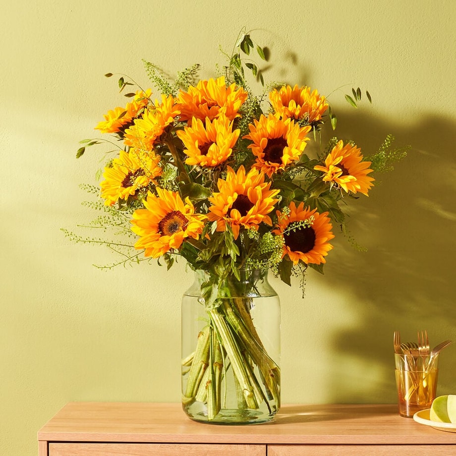 Zonnebloemen boeket
