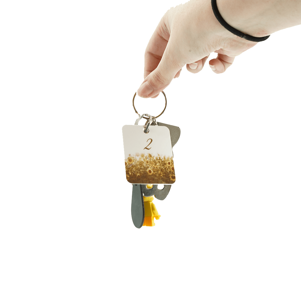 Gepersonaliseerde sleutelhanger